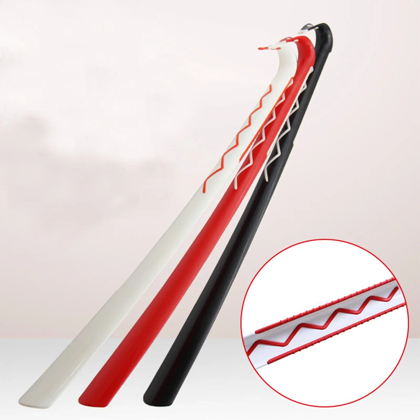 Professional ABS Plastic Shoe Horn Long Handle Shoehorn Useful Shoe Lifter Hook Up Shoe Spoon Home Pregnant Tools