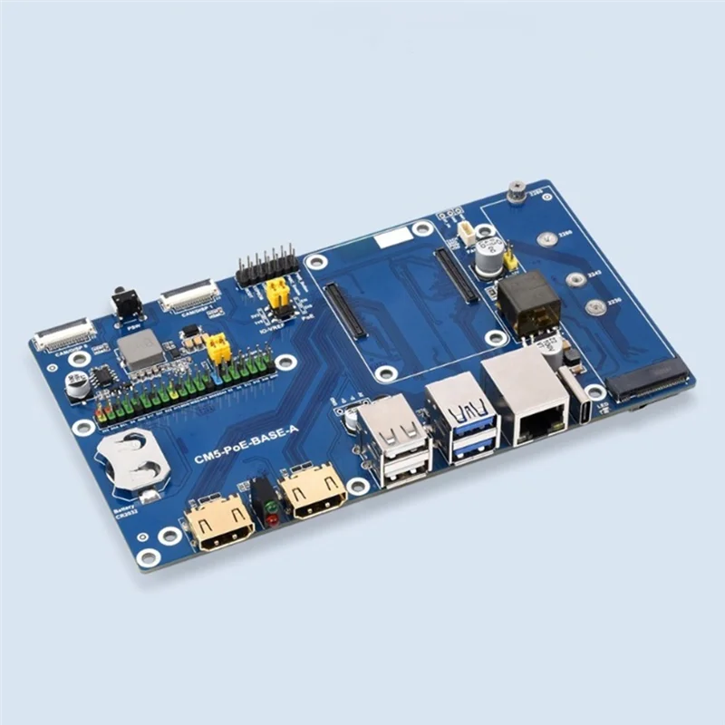 

Waveshare For Raspberry Pi Compute Module 5 IO Board With Poe Feature For All Variants Of CM5 Module Core Board