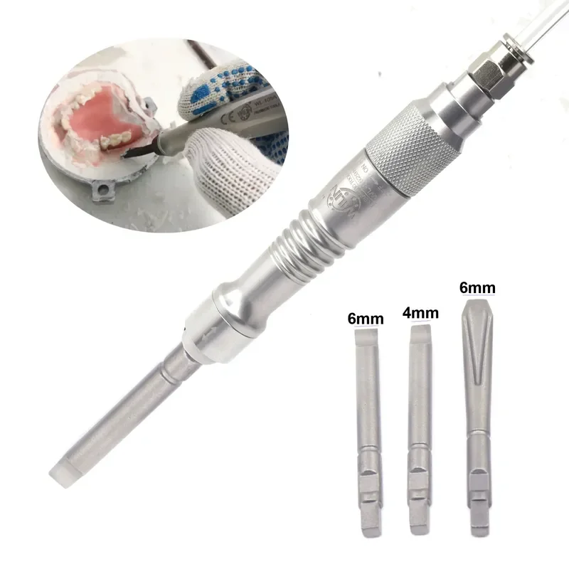 Pneumatic Chisel Straight Shank Anti Vibration Air Hammer for Breaking Gypsum Dental Engraving Welding Slag Removal