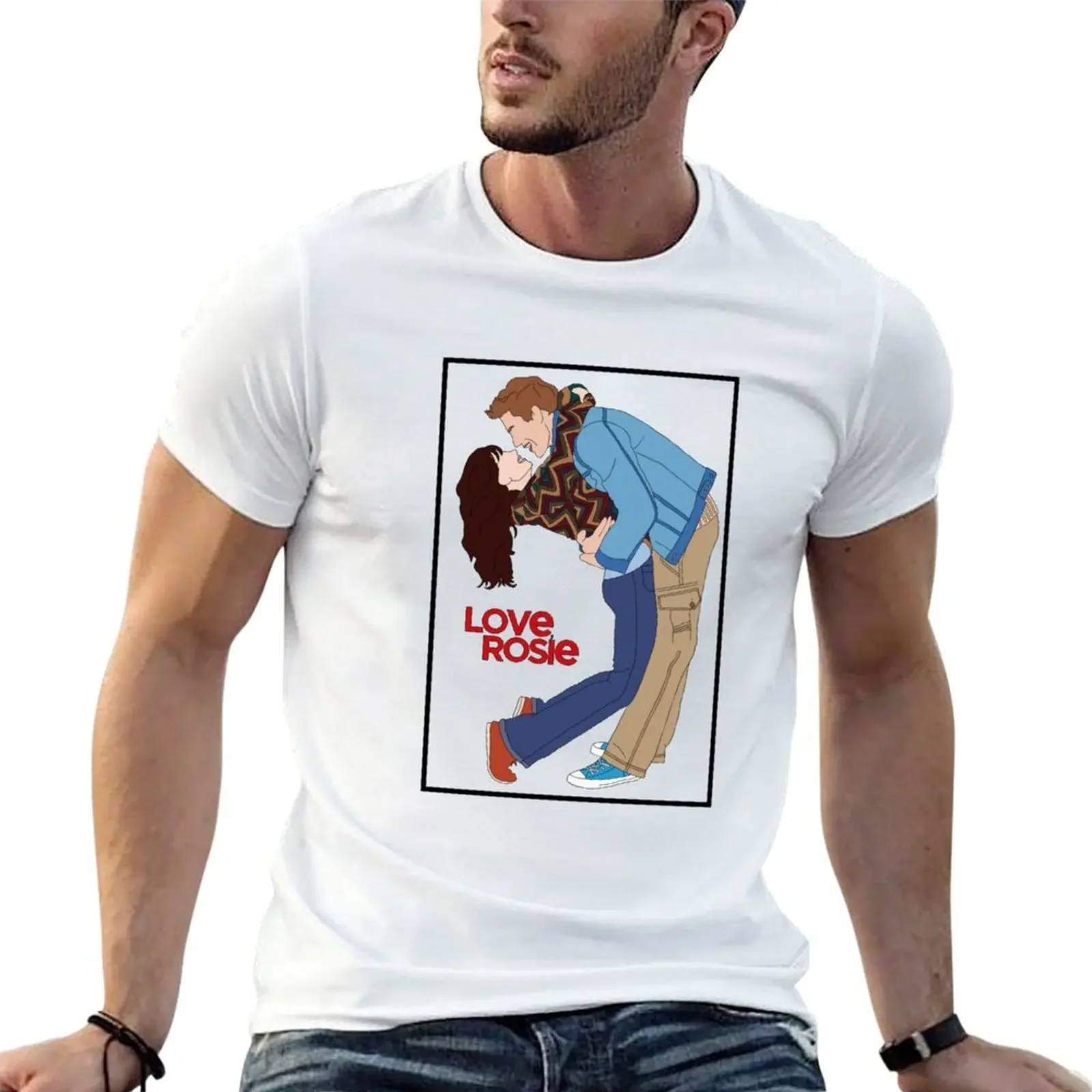 

Love Rosie T-Shirt summer shirt funny costumes vintage graphic tee man t shirt men tshirt