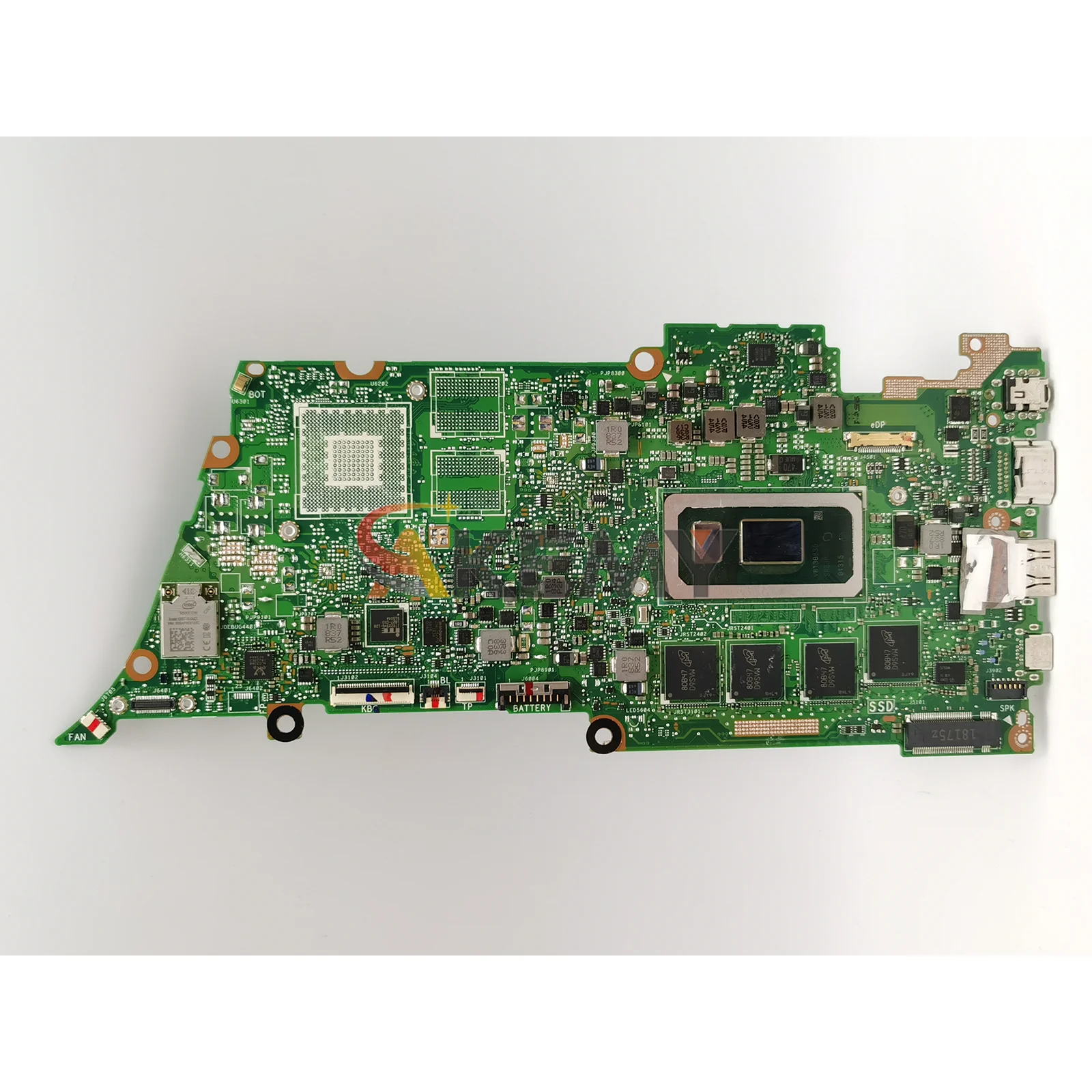 Ux433fa placa-mãe do portátil para asus zenbook u4300f ux433f ux433fa ux433fn notebook mainboard com i3 i5 i7 cpu 100% testes ok stk