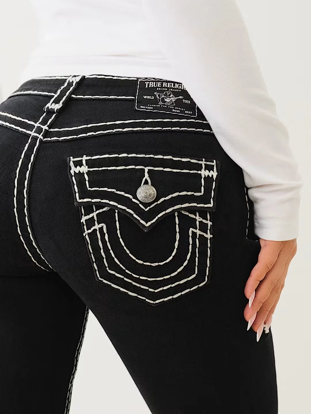 ヴィンテージ仏刺繍ジーンズカジュアル Y2k デニムパンツ原宿ハイウエストストレートワイドレッグジーンズハイストリート女性服