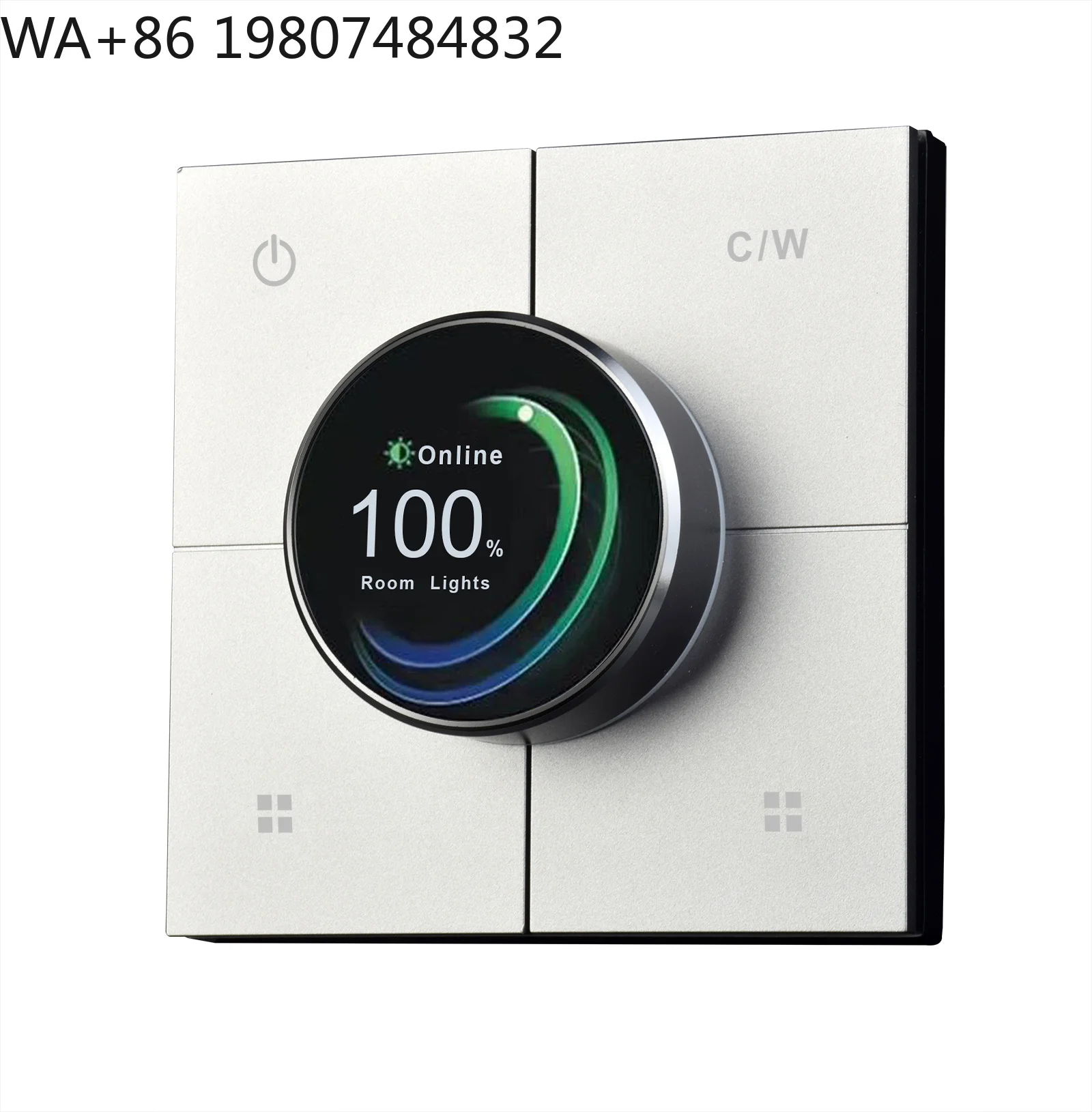 Modern WiFi  Rotary Knob Smart Temp Regulator Water Gas Boiler Underfloor Warm Controller App Voice Home Hotel HVAC Control