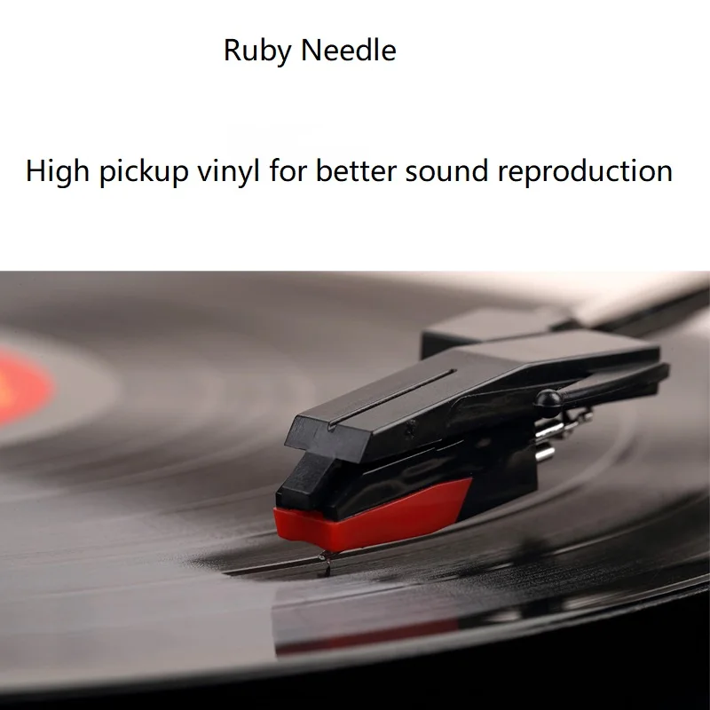 USB Retro Vinyl Record Player Loud Speaker Phonograph Vintage Wood Gramophone