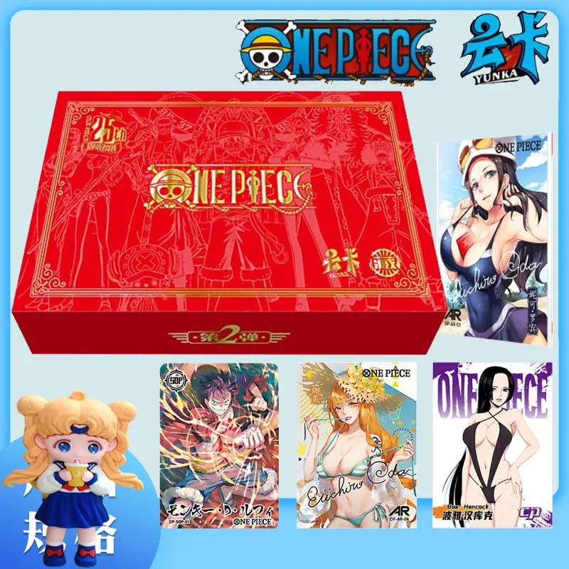 One Piece Collection Cards Anime Trading Game Luffy Sanji Nami TCG Booster Box Game Cards