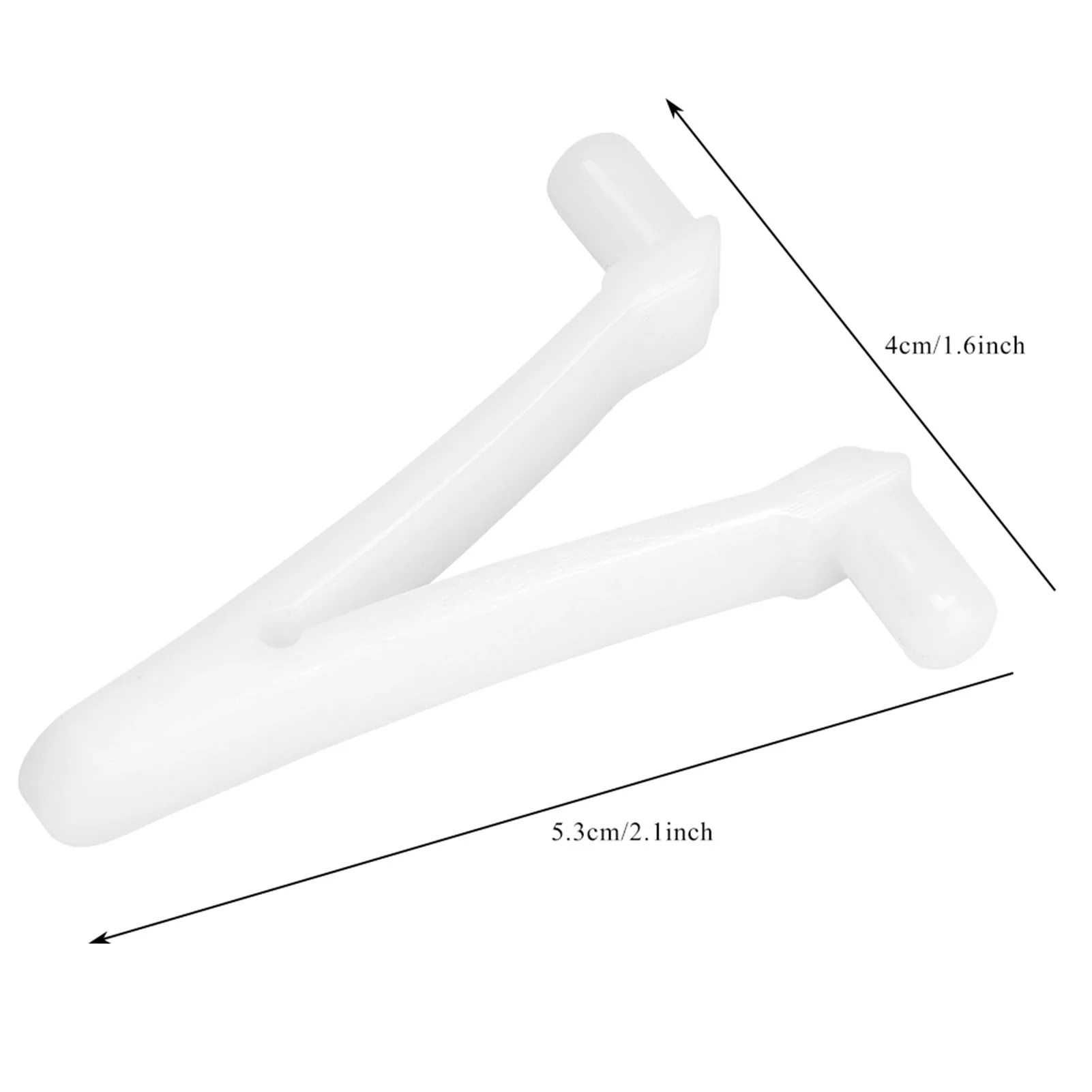 Suministro de piscina, Clip en V de mariposa para piscina, cepillo de Spa, rastrillo de hojas, cabezal de vacío, espumadera de piscina, Clips en V, Clip de mariposa