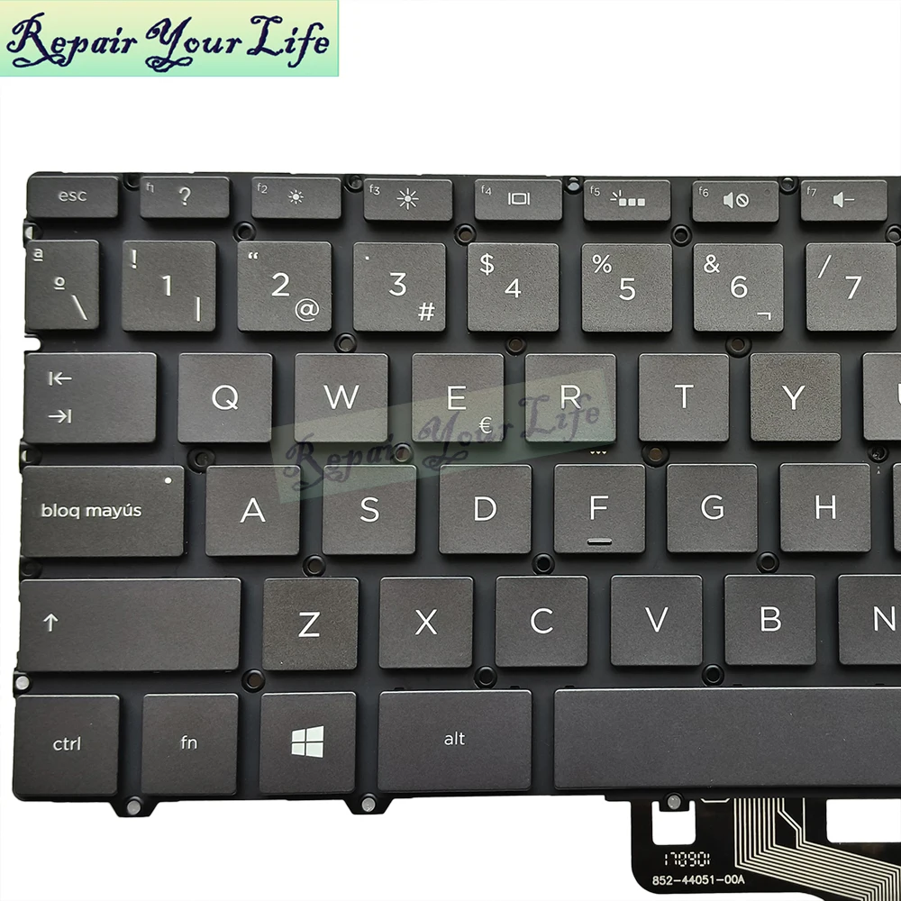 Swiss Spanish Keyboard Backlight For HP Spcetre 13-AF 13T-AF 13-AF002TU 13-AF032NG ES Spain Euro Notebook Backlit New SN7162BL1