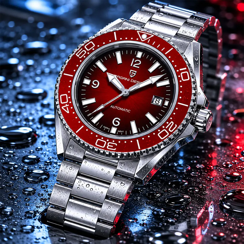 Men's Automatic Watch with Ceramic Bezel
