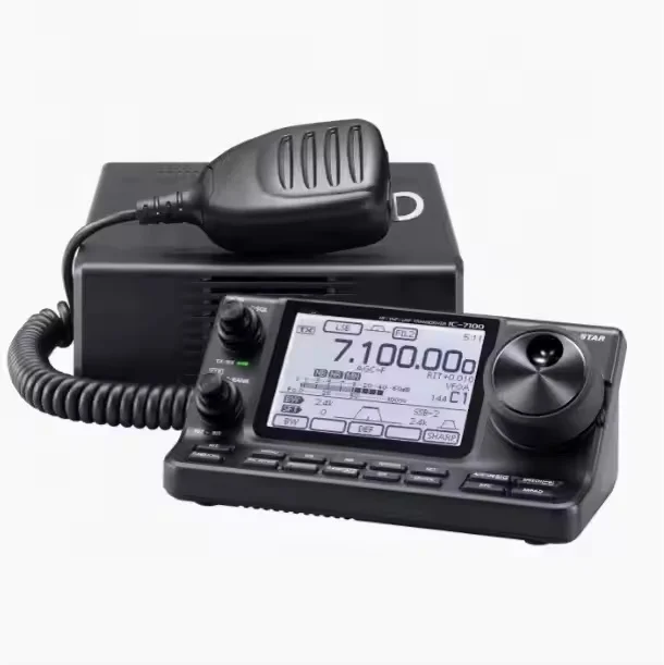 

IC-7100 50W HF VHF UHF Ham Transceiver Mobile Transceivers Vehicle Car RadioBase 50km Communication Radio for Icom