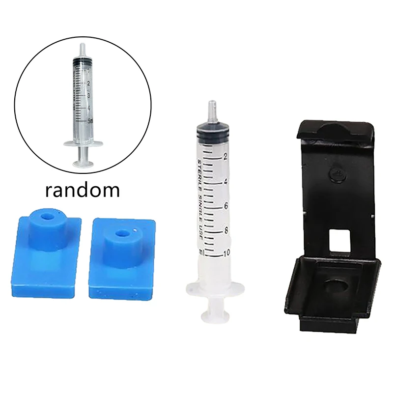 [FE] Universal Ink Cartridge Clamp Absorption Clip Pumping Ink Refill Tool With 10ML Syringe Needles Kits For MP288