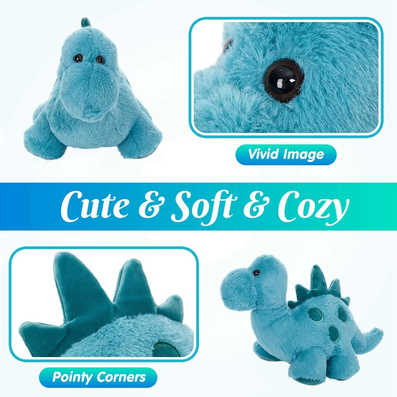 Cartoon Kleurrijke Dinosaurus Knuffel Mooie Knuffels Pterosaur Stegosaurus Knuffels Zacht Kinderen Speelgoed Voor Jongens Meisjes Decor