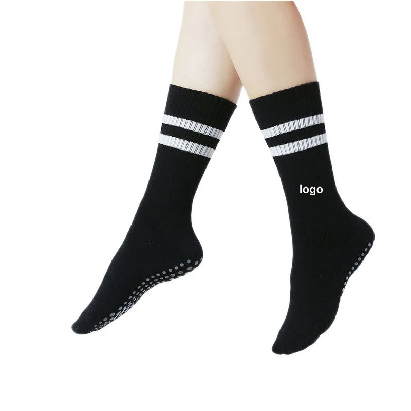 A O Sport Women Yoga Socks Mid tube Dance Professional Anti slip Socks Indoor Fitness