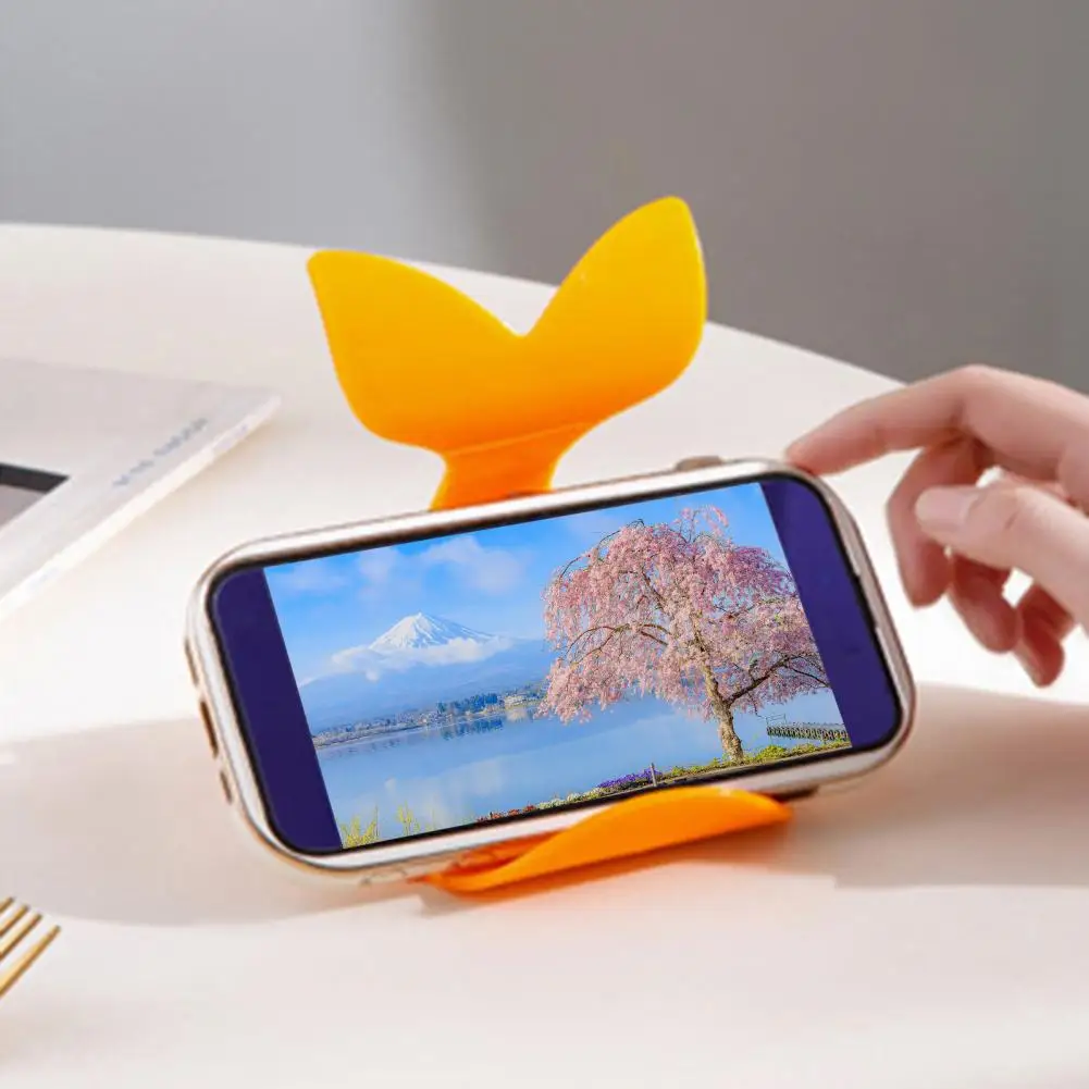 Practical Phone Kickstand ABS Phone Holder Universal Whale-Shaped Phone Tablet Lazy Bracket  Decorative