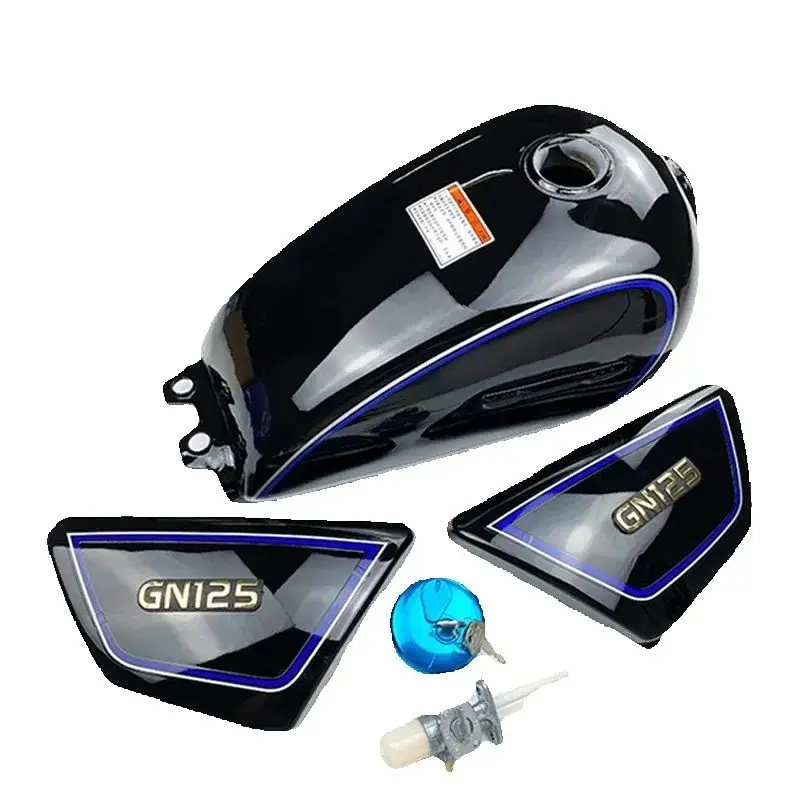 

Motorcycle Fuel Tank Set With Side Panels/Lock/Cap for Haojue Suzuki Lifan Haojin Dayun Sanlg Loncin GN125 HJ125 LF125 Petro Box