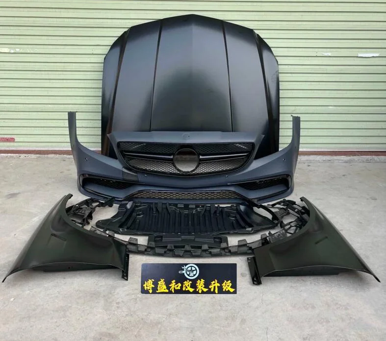Mercedes Benz CLS63AMG front bumper hood set suitable for CLS550 2017 W218!