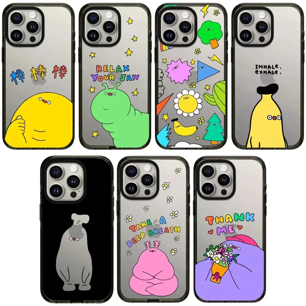 

Cartoon Banana 2.5 Acrylic MagSafe Phone Case Cover for IPhone 12 13 14 15 16 Pro Max Case for IPhone 16 Pro Max