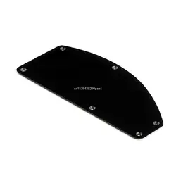 Plastic Guitar Cavity Cover Single Layer Guitar Back Cover Electric Guitar 6 Holes Pickguard Scratch Plate Backplate