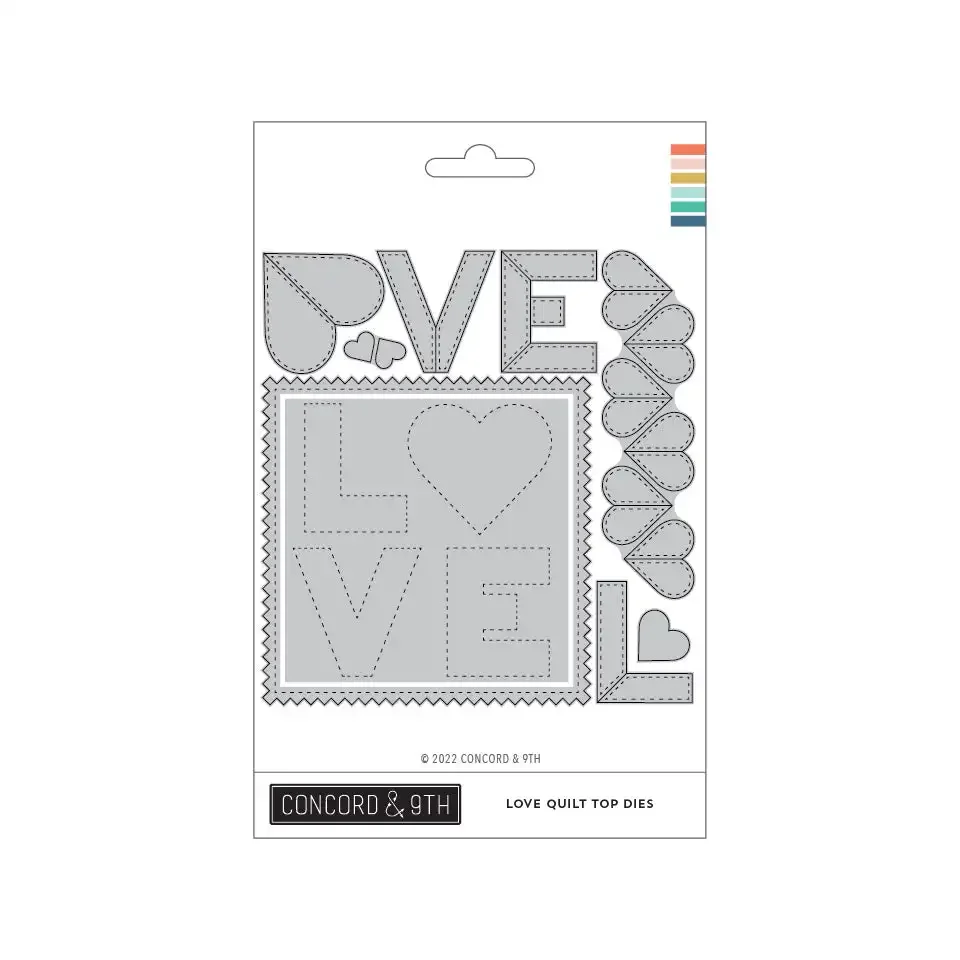 

Love Quilt Top New Metal Cutting Dies DIY Scrapbooking Paper Craft Handmade Make Album Card Punch Embossing Template