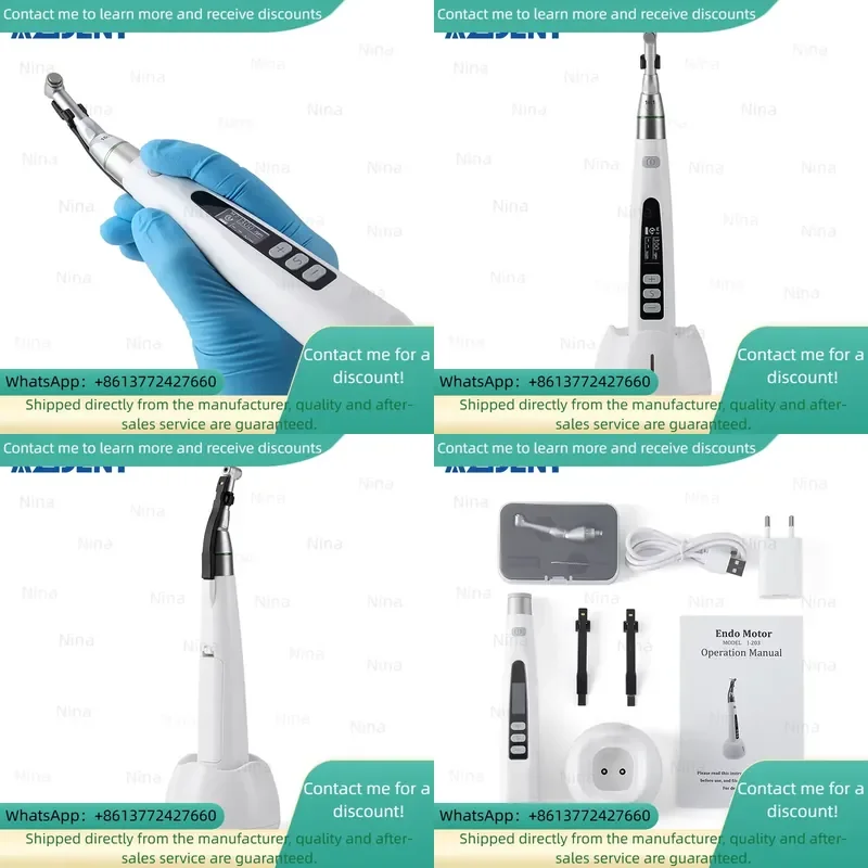 Hot Sale Azdent 16:1 High Quality Wireless Equipment Endo Motor Endo Contra Angle