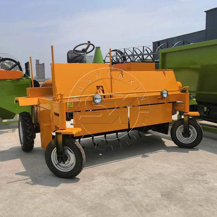 2m  Compost Turner Machine Compost Fertilizer Turning Machine