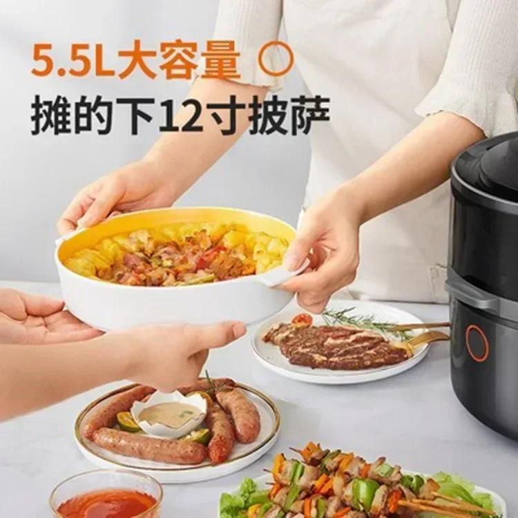 New Visual air fryer large capacity household multi-functional light smoke frying  French fries machine new model