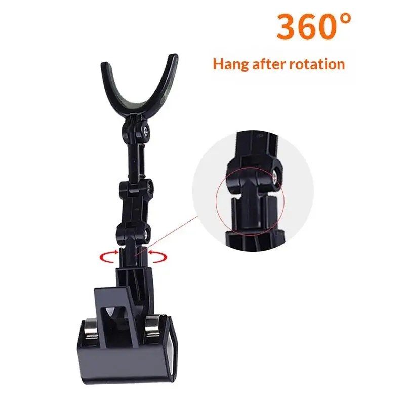Fishing Rod Rack 360 Rotating Bracket Adjustable Holder For Bridge Raft Outdoor Angling Convenient Storage