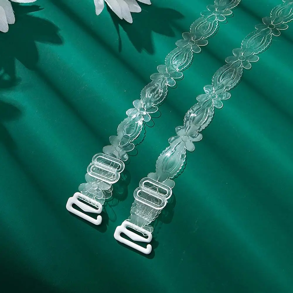 Extension Straps Invisible Straps Non-slip Transparent Bra Straps Pectoral Girdle Adjustable Bra Belt Invisible Shoulder Straps