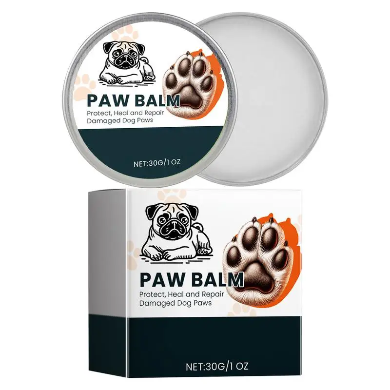 Cat Paw Balm Dog Nose Balm Snout Soother Nourish All Season Protection Paw Soother Natural Balm For Moisturizes Dry Noses And