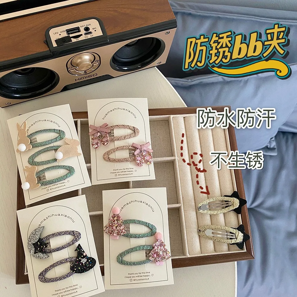 

Детский головной убор, заколка для волос, оригинальные детские аксессуары для волос ручной работы, зажим для пары принцессы, зажим для девочек Banghai