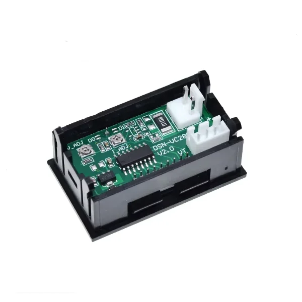 0.28 inch DC 0V-100V 10A 50A LED dual display digital current and voltage meter module