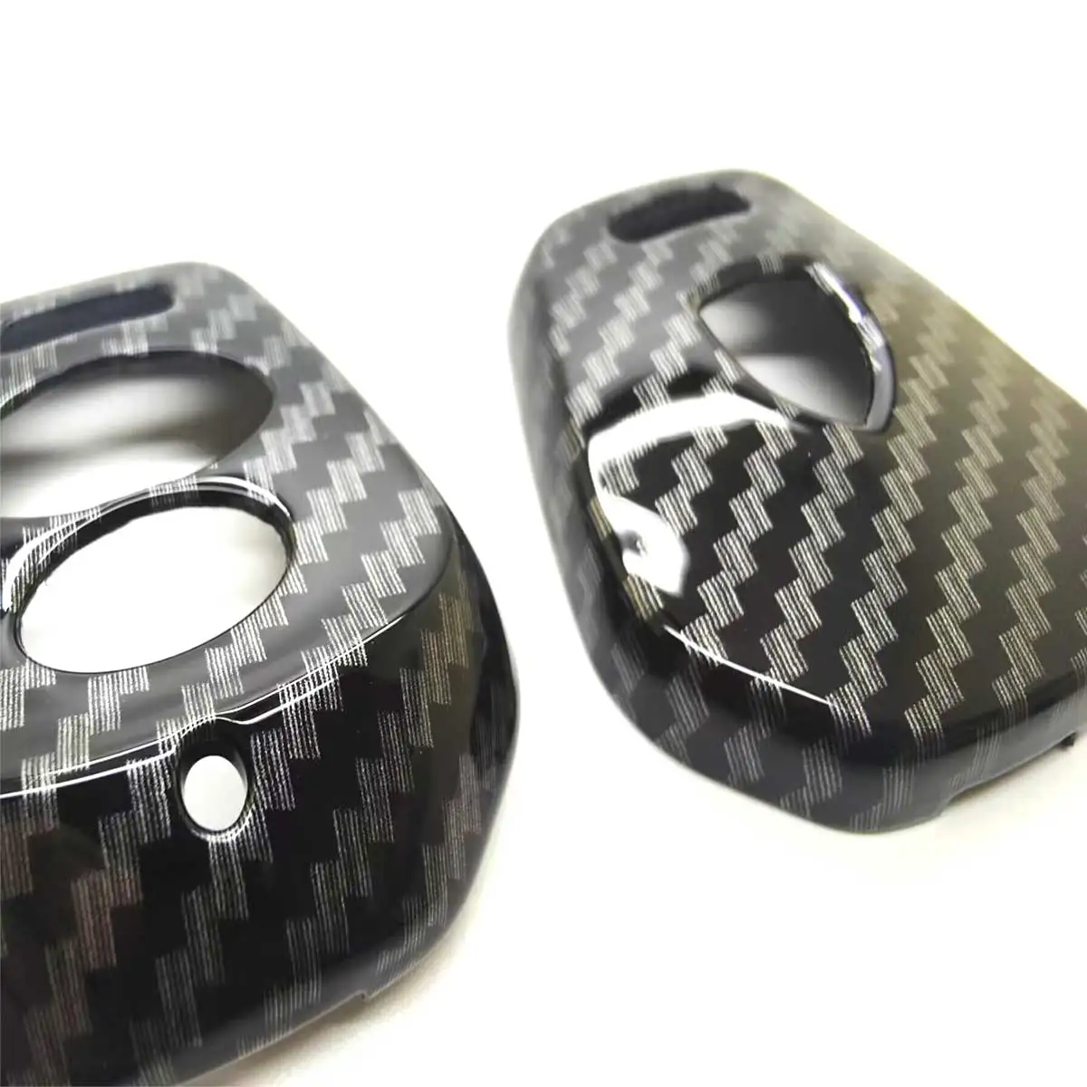 Carbon Fiber Gloss 2-Button Remote Key Protective Cover Case For Porsche S 986 911 996