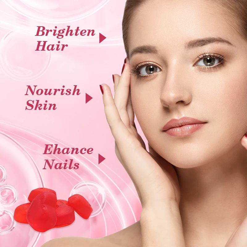 Mulittea Hydrolyzed Collagen Glutathione gummies with Brightening Skin Whitening Anti-Aging Antioxidant Imrpove Immune