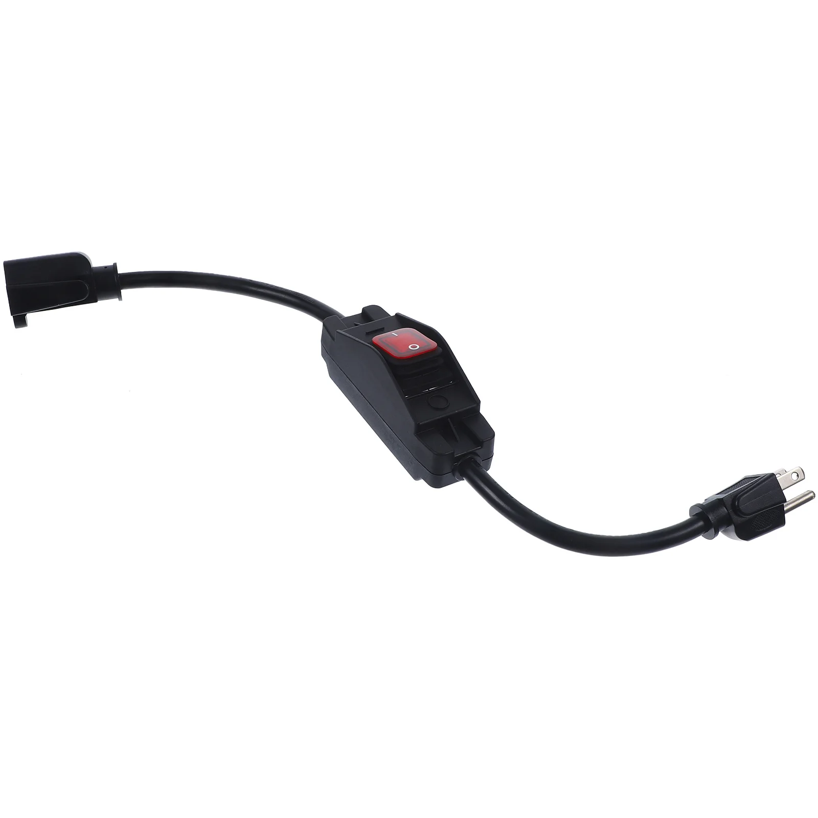 

Extension Cord with Waterproof Switch Electrical on Off Rocker for Indoor Outdoor Use Short 3 Prong Cord for Light and