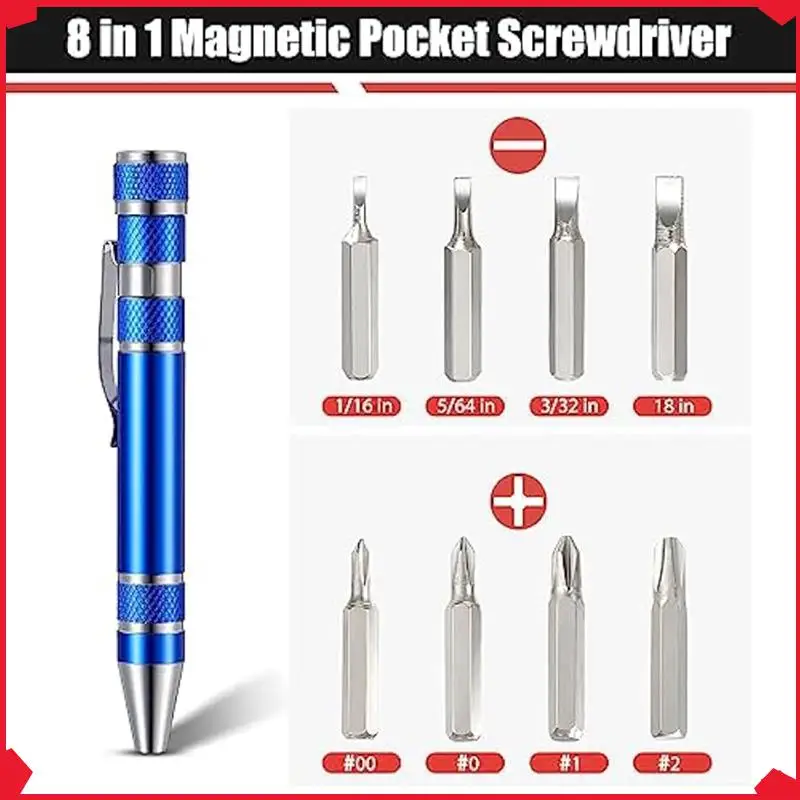 

B17B 36 шт., отвертка-ручка, многофункциональный инструмент, удобный инструмент, магнитная карманная отвертка, многофункциональная прецизионная функция для ремонта мини-гаджетов