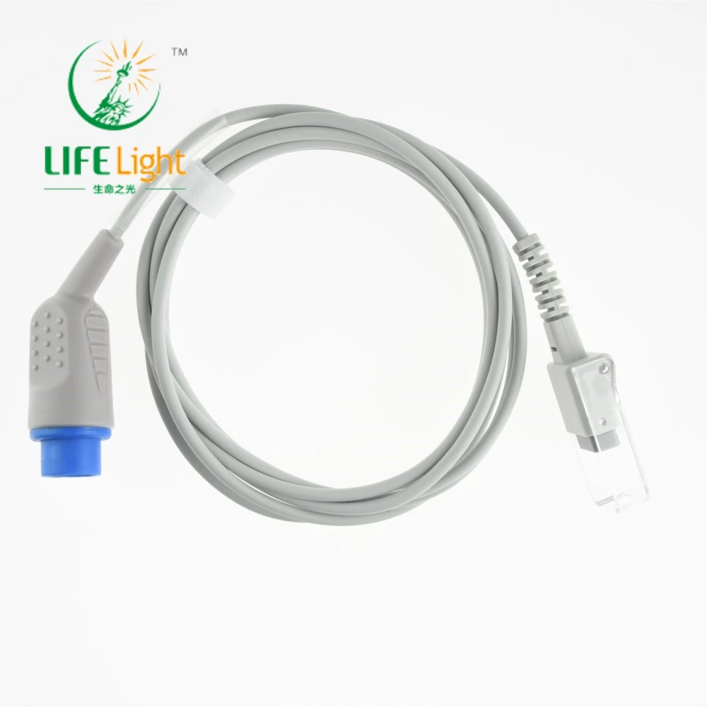 Compatible M*ENNEN 8pin Pulse Oximeter Monitor, Spo2 Probe Sensor Extension Adapter Cable, Spo2 Sensor Extension Connector