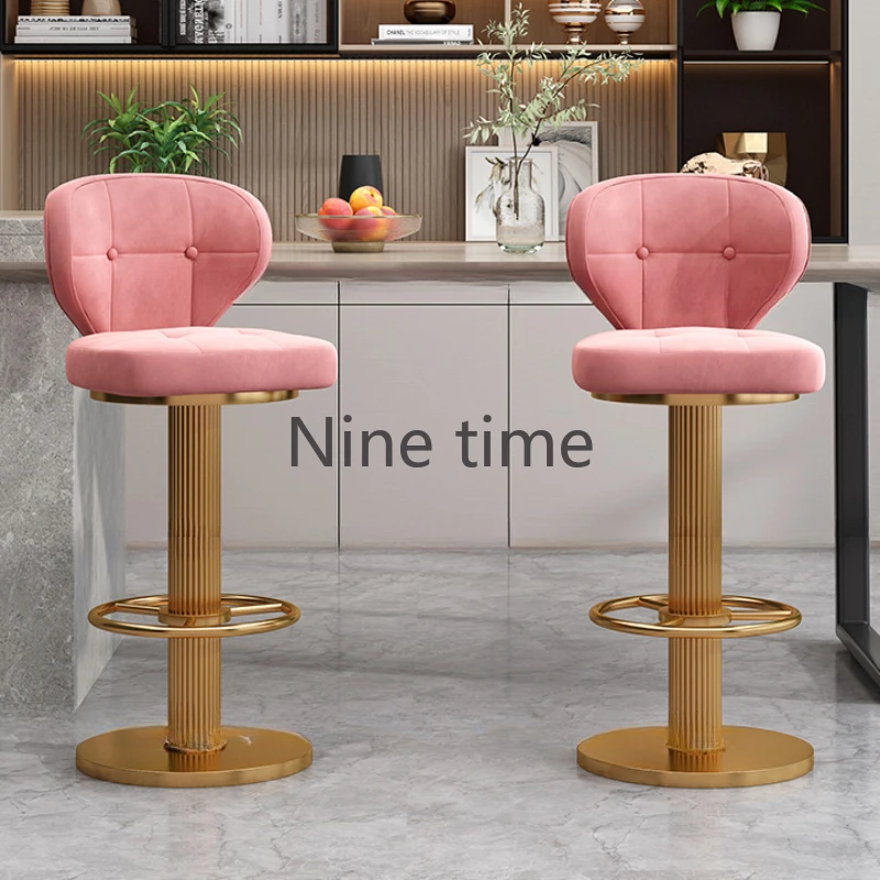 

Height Adjustable Chair Tabouret Design Kitchen Counter Stools Outdoor Bar Manicure Salon Chairs Luxury Chaise Gamer High Cafe