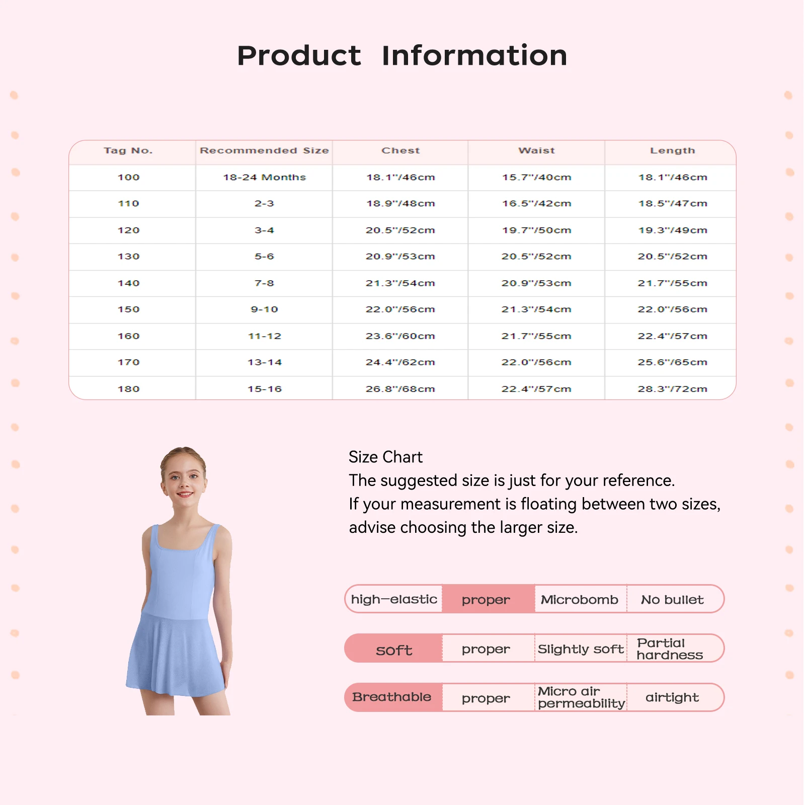 

Kids Girls Ballet Dance Costume Leotard Dancewear Sleeveless Sheer Mesh Skirted Patchwork Leotards Dress with Built-in Briefs