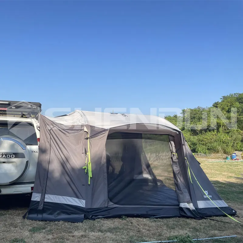 

Оптовая продажа, двойная надувная палатка для кемпинга, двойная занавеска, непромокаемая и влагостойкая палатка для улицы