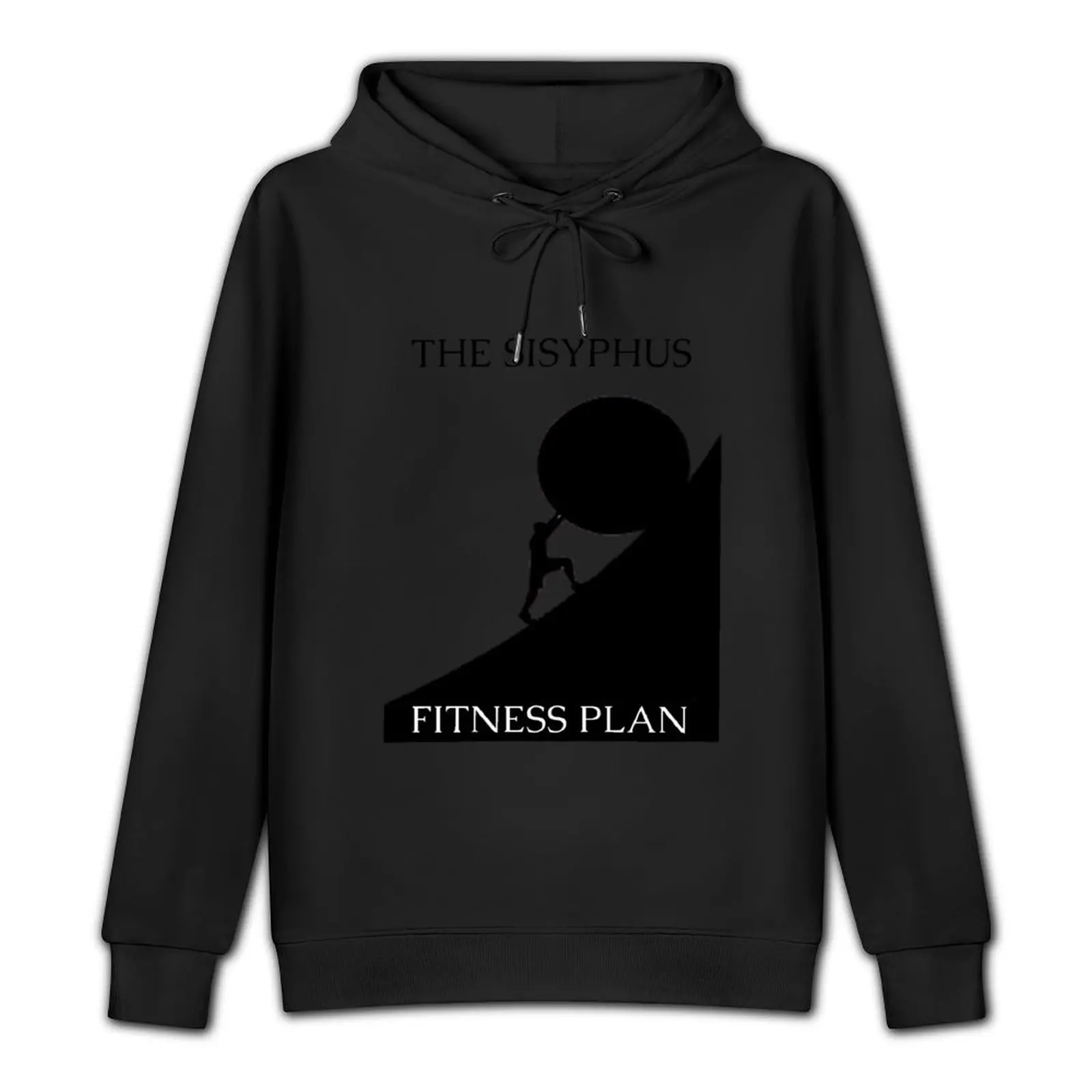 The Sisyphus Fitness Plan Pullover Hoodie men's winter sweater hoodie men