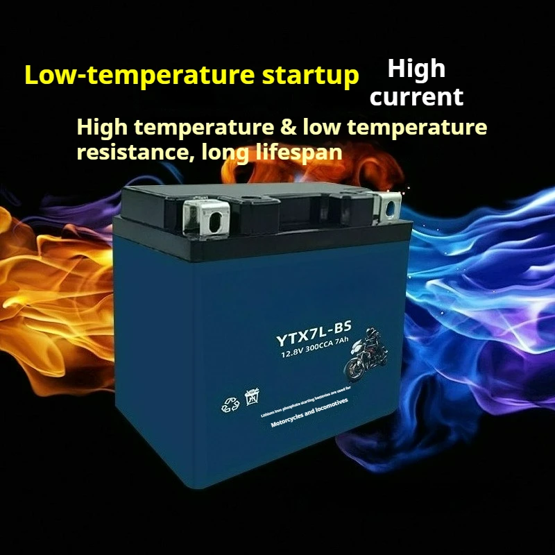 12V for Harley Scooters Underbone Bikes Fits Large Displacement Motorcycles Starter LiFePO4 Lithium Battery