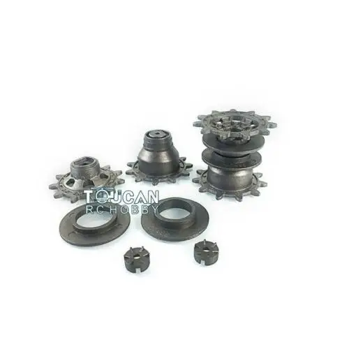 HENG LONG Controlled Toys 1/16 German Leopard2A6 RC Tank 3889 Metal Sprockets Driving Wheels Toucan Spare Parts TH00429-SMT8