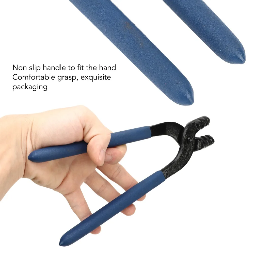 Carbon Steel Brake Line Bending Pliers 3/16 Inch & 1/4 Inch Non-Slip Handle Brake Line Forming Tool Dual Size Slots