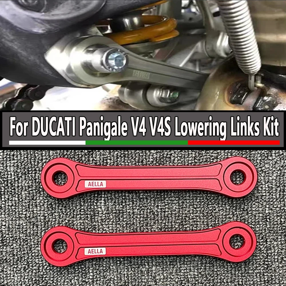 

Для DUCATI Panigale V4 & V4S уличный истребитель V4 & V4S мотоциклетный ЧПУ Алюминиевый Комплект задних звеньев подвески