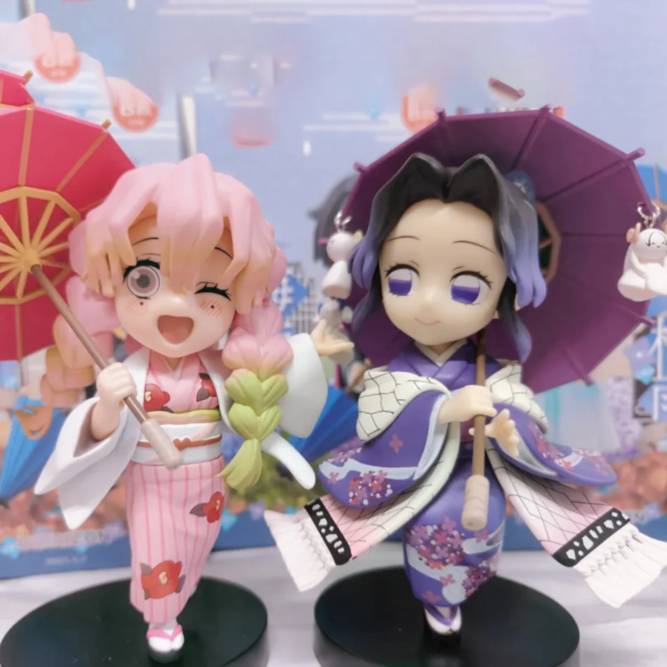 

HOT Demon Slayer Tanjiro Kamado Nezuko Plum Rain Series Blind Box Series figurecreative personalized statue model ornament gifts