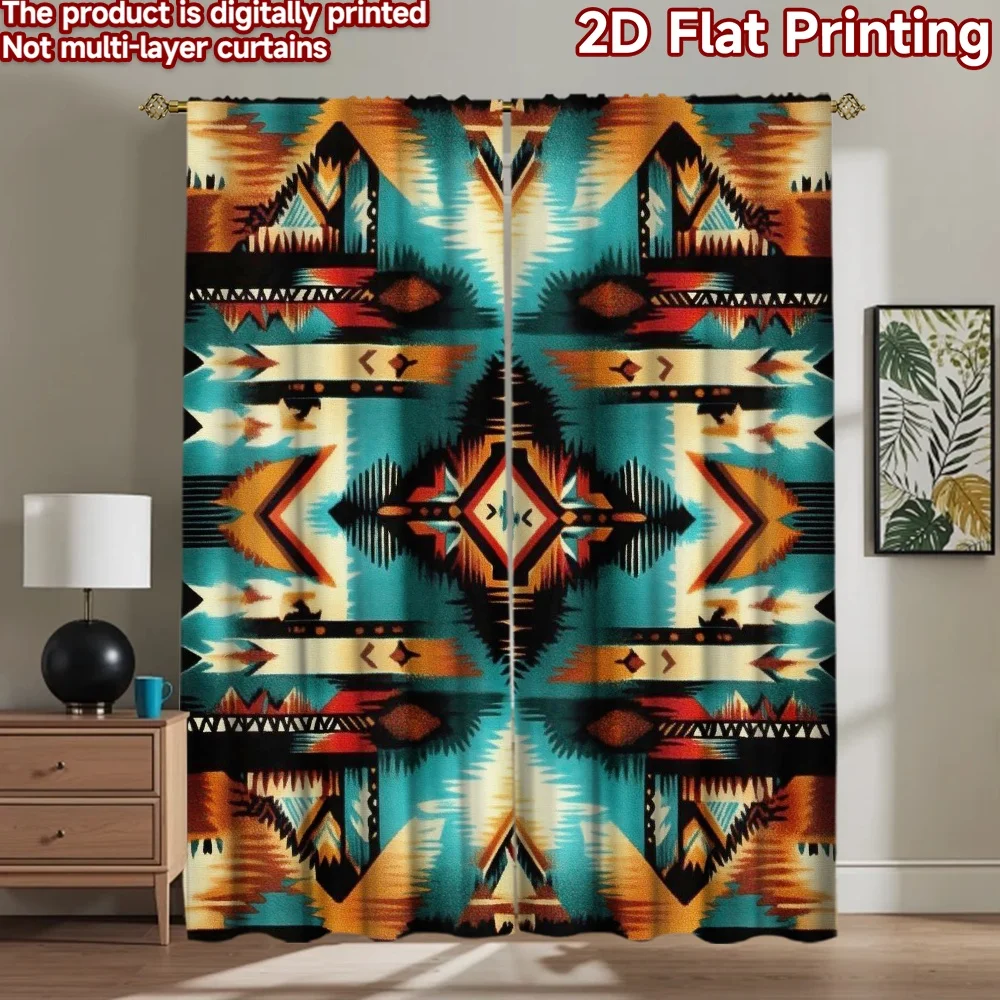 

1pc 2D flat Photography Backdrop Popular Party Backdrop Geometric Tribal Design 100% Polyester Festive Backdrops for Suitable