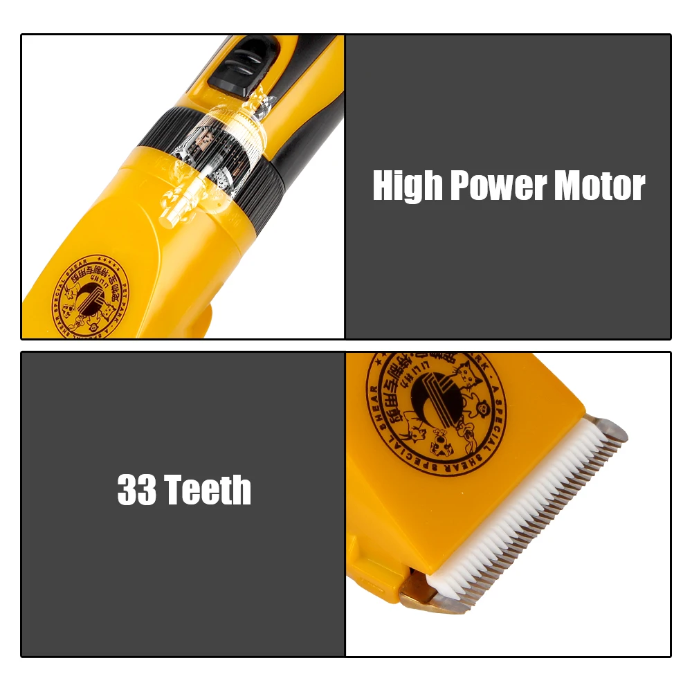Haircut Trimmer Shaver Set Ceramic Blade Pet Hair Clipper for Rabbit Cat Puppy Grooming Clipper Cutter Electric Scissors - view 5
