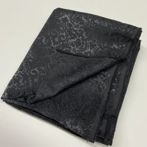 أسود 3D الجاكار الجاكار النسيج، محكم الديباج، زي الستارة، DIY الخياطة، مناسبة لللباس أو ثوب أعلى 12 مبيعات 3D النسيج - No6