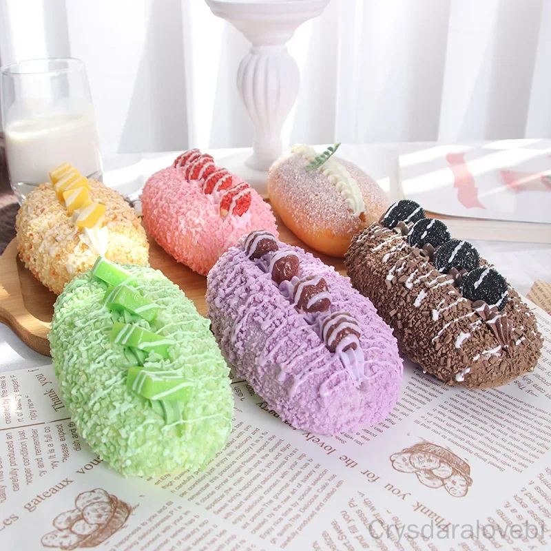 Simulation Fake Bread Crafts Decoration Food Model Soft Incense Props Window Display Permanent Preservation