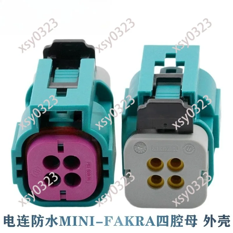 Waterproof AMF Interface Mini-Fakra 4-Cavity Female Connector 818018737 Housing Terminal Kit