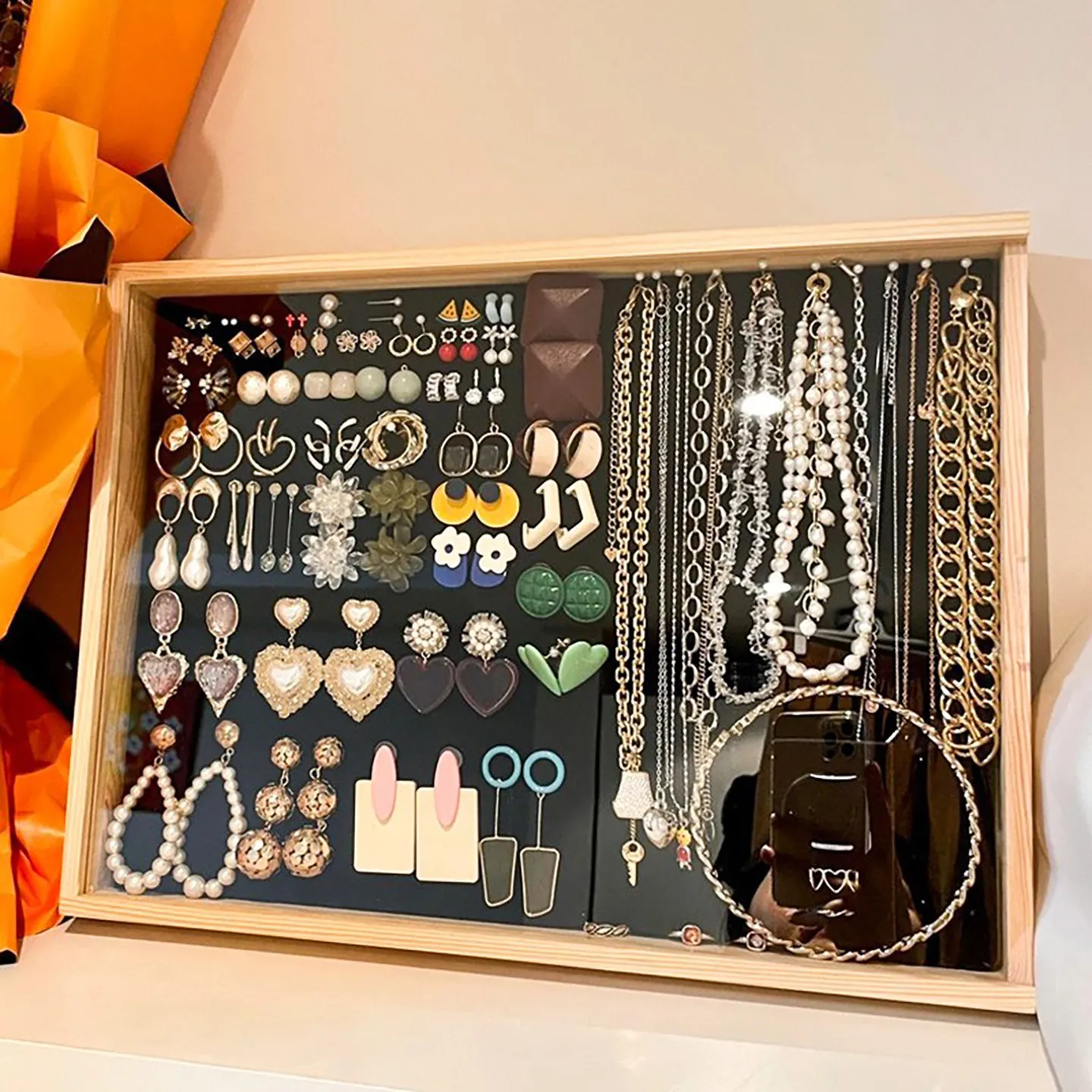 uzda-wooden-jewelry-display-stand-anti-oxidation-earring-necklace-jewelry-box-storage-rack-creative-style-for-everyone